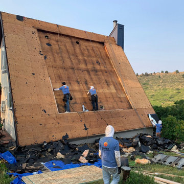 removing roof and ancient solar system