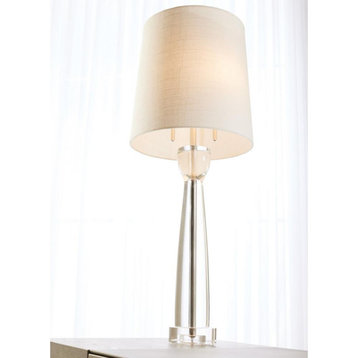 Modern Crystal Column Table Lamp