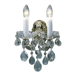 Inviting Home - Maria Theresa Crystal Sconce - Wall Lighting