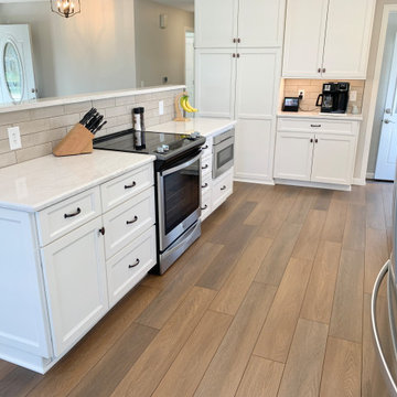 Kitchen Remodel With Dual Level Island and Cambria Quartz