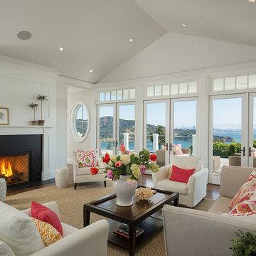 Beach Style Living Room