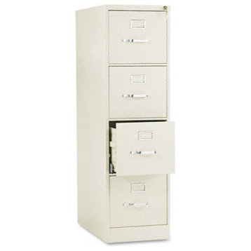 Hon 510 Series Four-Drawer, Full-Suspension File, Letter, 52H X 25D, Putty