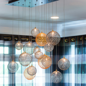 Custom MOD Chandelier - Dining Room