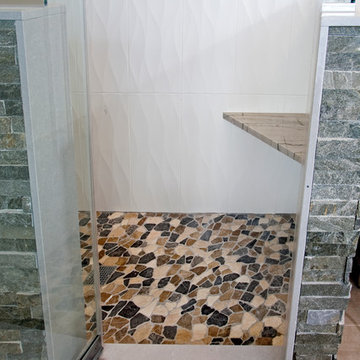 Modern Eclectic Master Bathroom- North Wales, PA