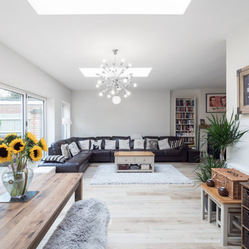 Brick extension to detached Victorian House