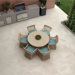 Rodano Taupe Outdoor Tiles - 床＆壁タイル