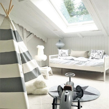 home staging to sell - Landhaus - Kinderzimmer unter dem Dach