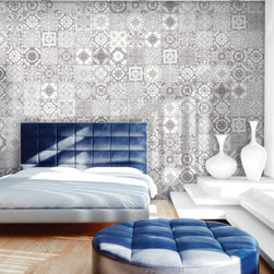 Arabian Hand Painted looking Porcelain Tile - Wall And Floor Tile