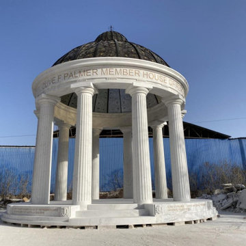 Outdoor Garden Marble Large Gazebo