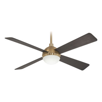 Minka Aire Orb Led 54`` Ceiling Fan F623L-BBR/SBR