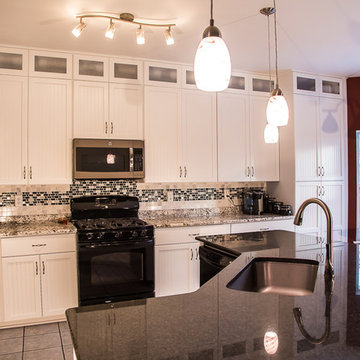 White Kitchen with Black Granite in Belcamp, MD