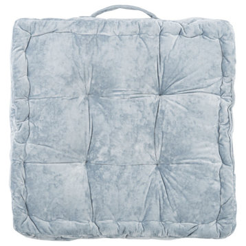 Safavieh Belia Floor Pillow Grey 18" X 18"