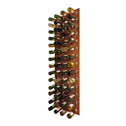 Walnut Panel - Wine Racks