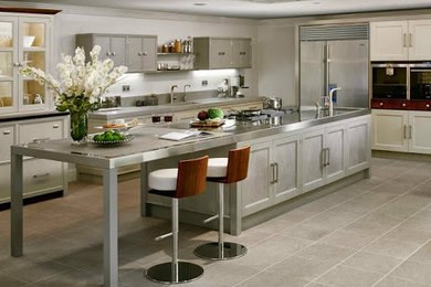 Photo of a contemporary kitchen in Gloucestershire.