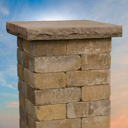 Cast Stone Flat Column Cap - Columns And Capitals