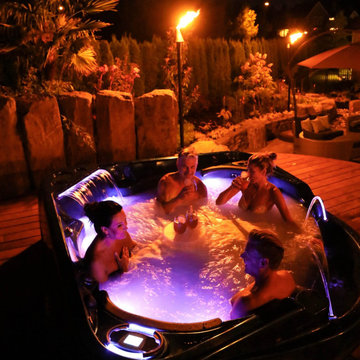 Coast Spas Phantom Infinity Edge Luxury 8 Person Hot Tub