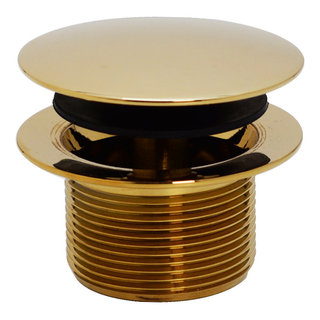 Westbrass 1.5 Inch Round Mushroom Cap Coarse Thread Tiptoe Bathtub