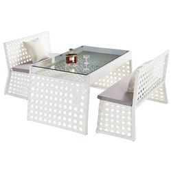 Beach Style Outdoor Dining Sets Orchard 3-Piece Patio Dining Set
