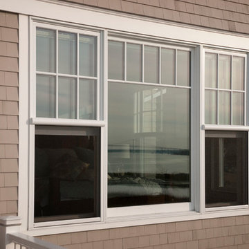 Natural ventilation with retractable screens at New England home