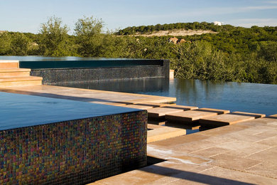 Infinity Pool Overlooking the Texas Hill Country