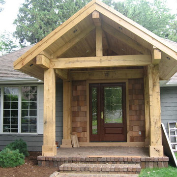 Front Portical Entrance front view.
