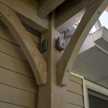 Bleach Timber Pavilion Pergola Outdoor Living Area