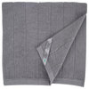 Fabbrica Home Bamboo Rayon Kitchen Drying Towels, Set of 6, Gray, Gray