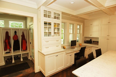 Arts and crafts kitchen photo in New York