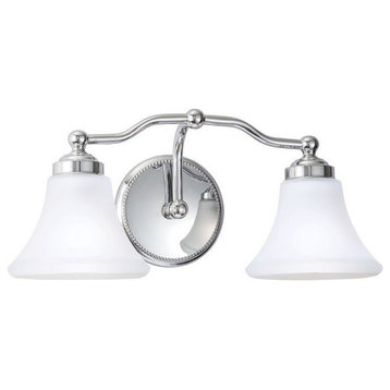 Norwell Lighting 9662-CH-FL Soleil - Two Light Wall Sconce