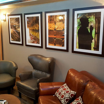 Garage Converted To Cigar Lounge