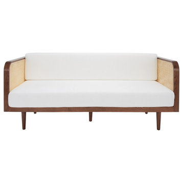 Safavieh Couture Helena French Cane Daybed, Walnut/Natural