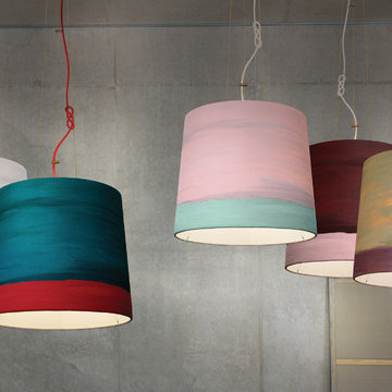 Sisters Lighting Collection - Canvas Painted Pendant Lamps - MB Collection