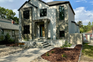 Inspiration for a contemporary exterior home remodel in Other