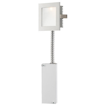 Steplight LED With Retrofit Housing With Opal Lens And Grey Trim