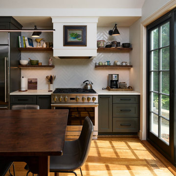 Painted Kitchen Cabinets Rustic Charm