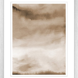 Burnt Horizon Watercolour Prin - Fine Art Prints