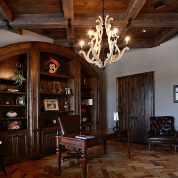 Ceiling beams with hardware