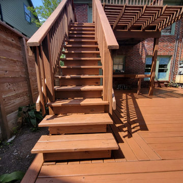 Deck Staining - After Photo