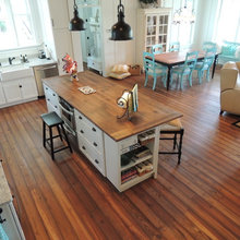 Kitchen - White Cabinets - Light Counters