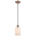 Innovations Lighting - Hadley 1-Light Mini Pendant, Antique Copper, Matte White - A truly dynamic fixture, the Ballston fits seamlessly amidst most decor styles. Its sleek design and vast offering of finishes and shade options makes the Ballston an easy choice for all homes.
