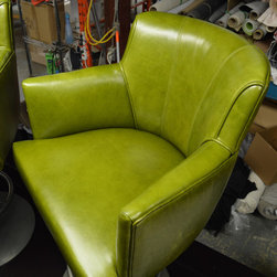 Green Bar-stools Leather - Indoor Pub And Bistro Sets