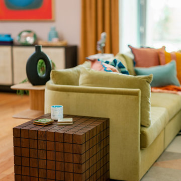 Vibrant Mid Century Modern Home