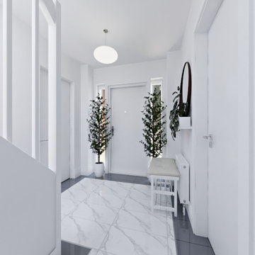 Before&After of the House with the Home Office and Laundry