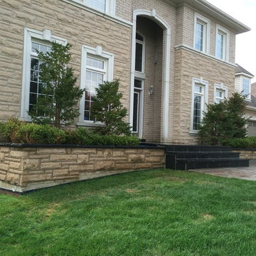 Flagstone on front porch and steps in Newmarket