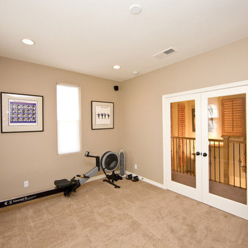 Ladera Ranch - Curved Railing Loft Addition