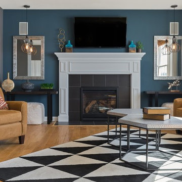 Transitional Living Room
