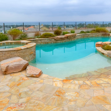 Lagoon Pool and Landscape - Carlsbad, CA
