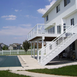 Aluminum Deck Railing - Home Fencing And Gates