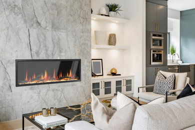 Latitude Fireplace in Living Room