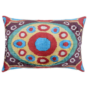 Canvello Handmade Luxury Red Pillow For Couch 16x24 in